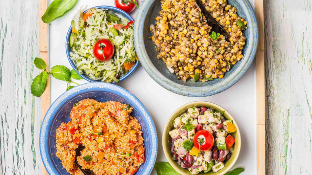 אוכל צמחוני (צילום: אינג אימג')