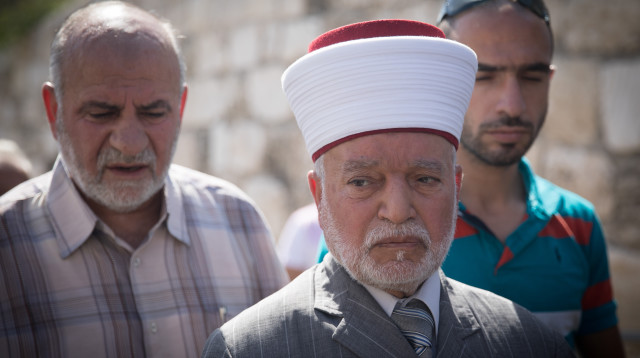 המופתי של ירושלים מוחמד אחמד חוסיין (צילום: יונתן זינדל, פלאש 90)