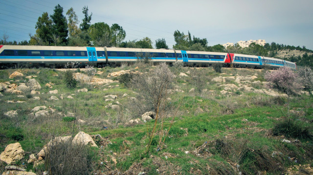 רכבת ישראל (צילום: גרשון נחשון, פלאש 90)