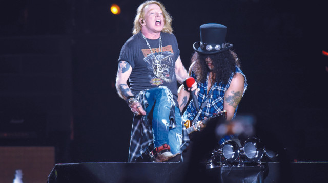 גאנז אנד רוזס (צילום: ליאור כתר)