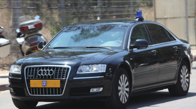 רכב ראש הממשלה (צילום: יוסי אלוני)