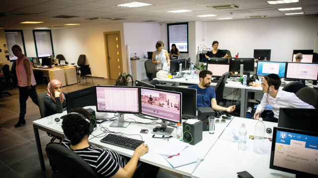 משרדי התאגיד (צילום: מרים אלסטר)