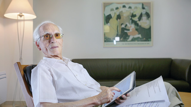 פרופסור אמריטוס יעקב זיו (צילום: דוד סאלם - זוג הפקות)