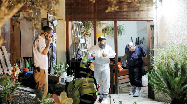 בית משפחת סלומון בחלמיש (צילום: רויטרס)