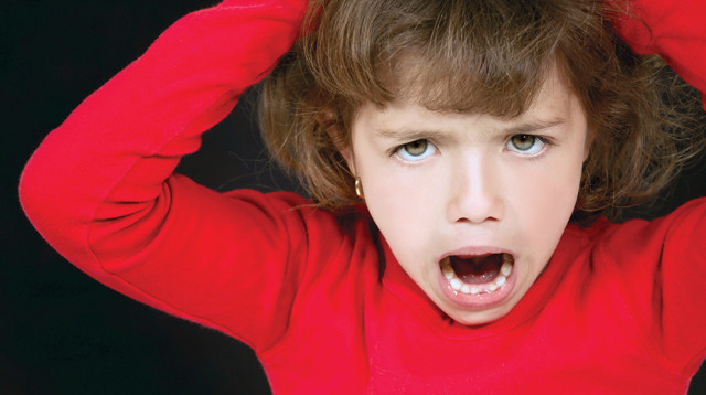 ילדה כועסת, אילוסטרציה (צילום: אינג אימג')
