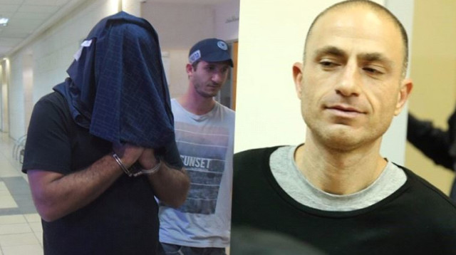 אסי אבוטבול וסגן ראש העיר שחשוד במעורבות ברצח  (צילום: אבשלום ששוני)