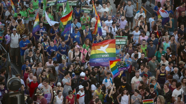 מצעד הגאווה בירושלים (צילום: מרק ישראל סלם)