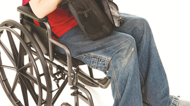 ילד על כיסא גלגלים, אילוסטרציה (צילום: אינג אימג')