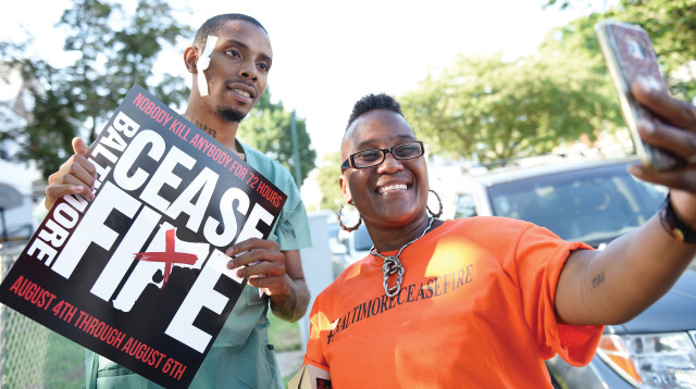 יוזמי סוף השבוע ללא מקרי ירי (צילום: רויטרס)