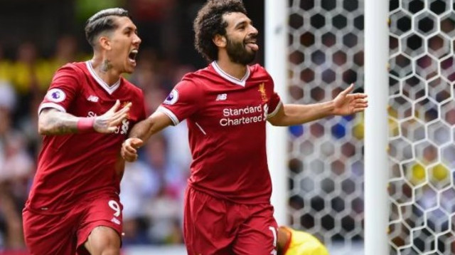 מוחמד סאלח ופירמינו חוגגים את המהפך (צילום: Getty images)