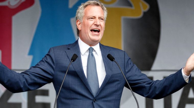 ראש העיר של ניו יורק ביל דלבסו (צילום: AFP)