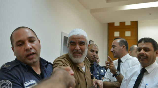 ראאד סלאח בבית המשפט (צילום: אבשלום ששוני)