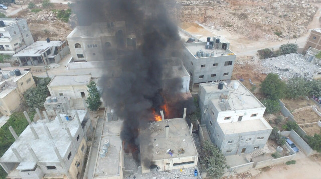 הריסת ביתו של אחד מרוצחי הדס מלכא (צילום: דובר צה"ל)