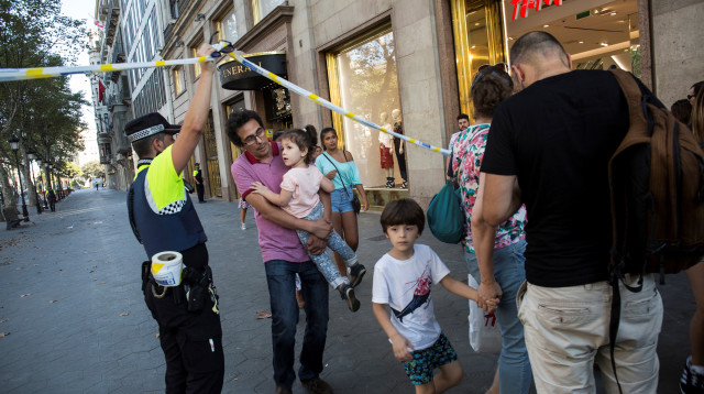פיגוע בברצלונה (צילום: רויטרס)