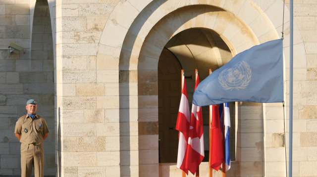 בניין מטה האו"ם בארמון הנציב (צילום: רויטרס)