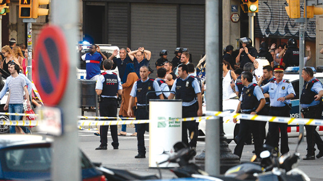 פיגוע בברצלונה (צילום: AFP)