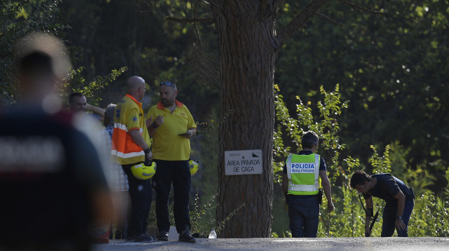 זירת החיסול של יונס אבו יעקוב (צילום: AFP)