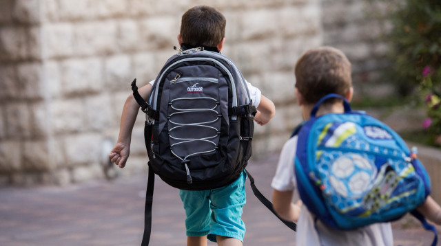 חזרה ללימודים, תלמידים, למצולמים אין קשר לכתבה (צילום: יונתן זינדל, פלאש 90)