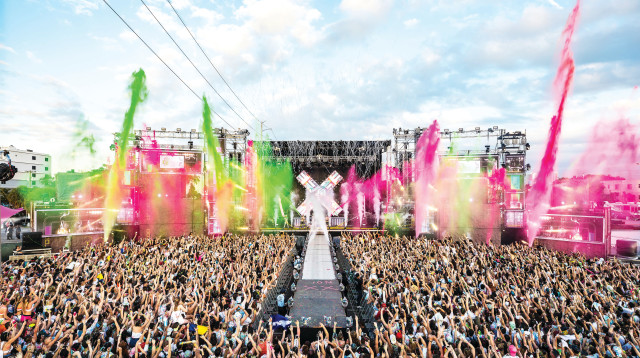 מסיבת Life in Color (צילום: יח"צ)