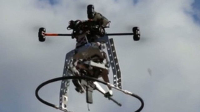 רחפן נושא נשק קל - DUKE (צילום: מפא"ת)