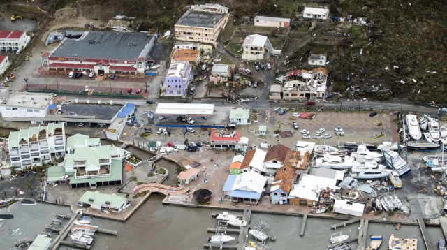 ההרס שהותיר הוריקן אירמה (צילום: AFP)