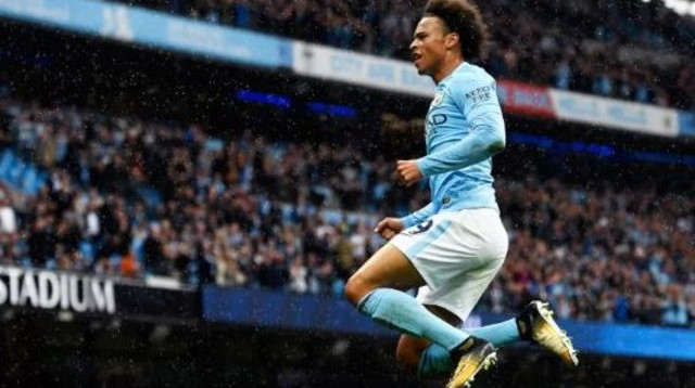 לירוי סאנה חוגג (צילום: AFP)