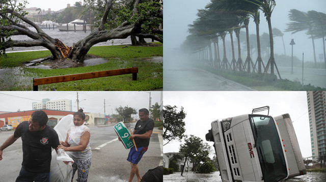 הוריקן "אירמה" מכה בארה"ב (צילום: Getty images)