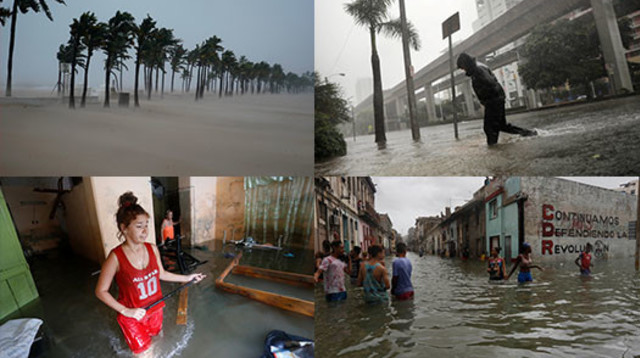 הוריקן "אירמה" מכה בארה"ב (צילום: Getty images)