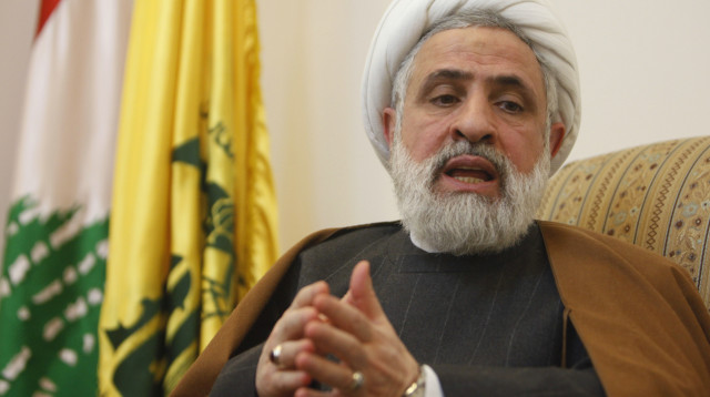 סגנו של נסראללה, שייח נעים קאסם (צילום: רויטרס)