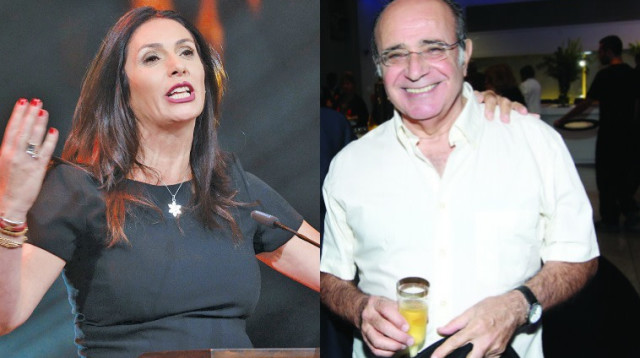 נסים דיין, מירי רגב (צילום: %אבשלום ששוני%)