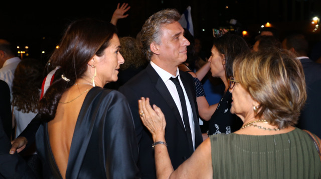 ליאור אשכנזי בטקס פרסי אופיר (צילום: לירון מולדובן)