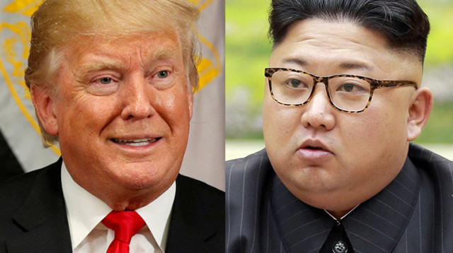 דונלד טראמפ וקים ג'ונג און (צילום: רויטרס)