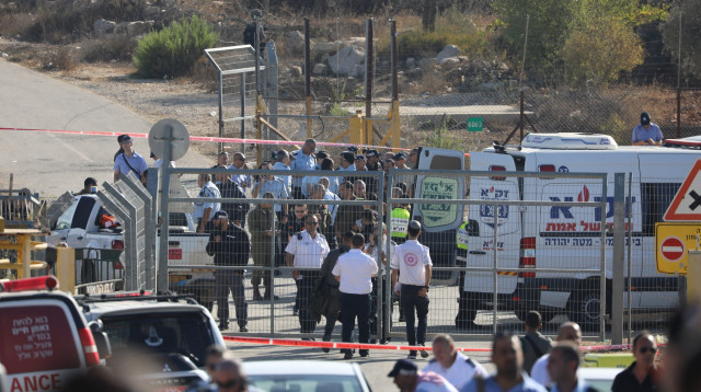 פיגוע בהר אדר (צילום: פלאש 90)