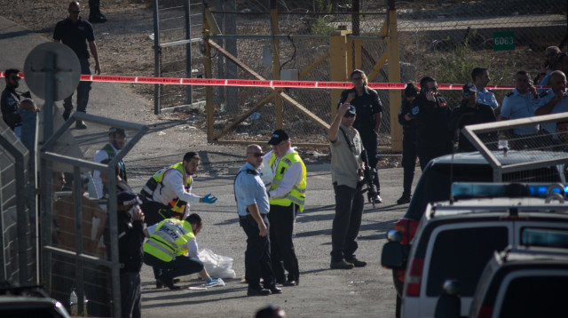 פיגוע בהר אדר (צילום: פלאש 90)