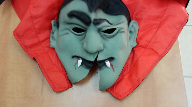 תופעת "הליצנים המפחידים" (צילום: דוברות המשטרה)