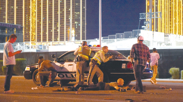 הירי בלאס וגאס (צילום: AFP)
