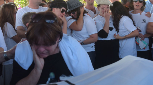 הלווייתו של ראובן שמרלינג (צילום: אבשלום ששוני)