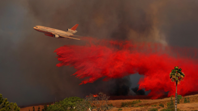 שריפות ענק, קליפורניה (צילום: רויטרס)