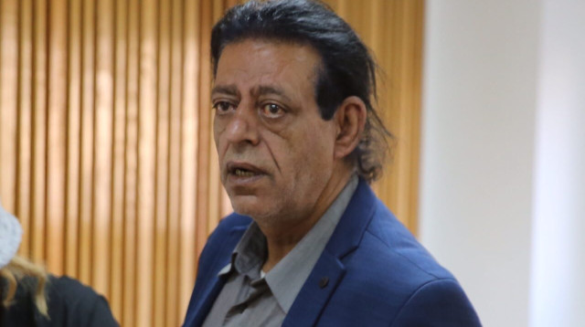 שימי תבורי בבית המשפט (צילום: אבשלום ששוני)