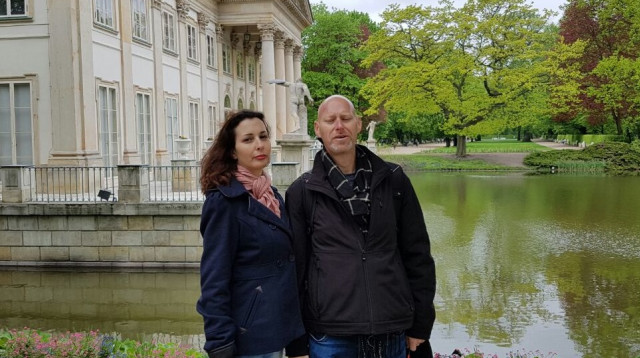 אורית גור ובעלה (צילום: באדיבות המשפחה)