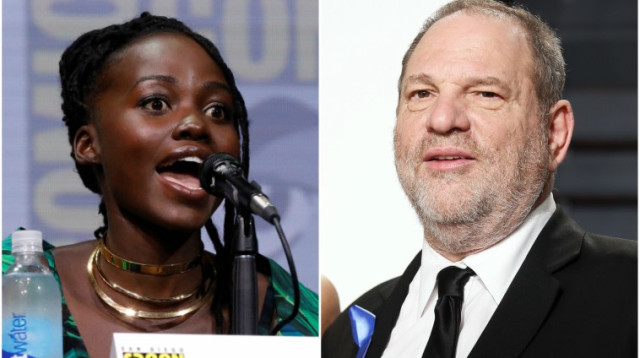 לופיטה ניונגו, הארווי ויינשטיין (צילום: רויטרס)