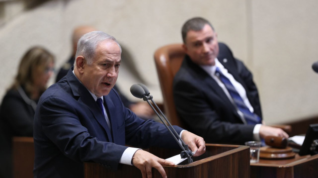 בנימין נתניהו ויולי אדלשטיין (צילום: יונתן זינדל, פלאש 90)