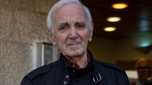 שארל אזנבור (צילום: גיא פריבס)