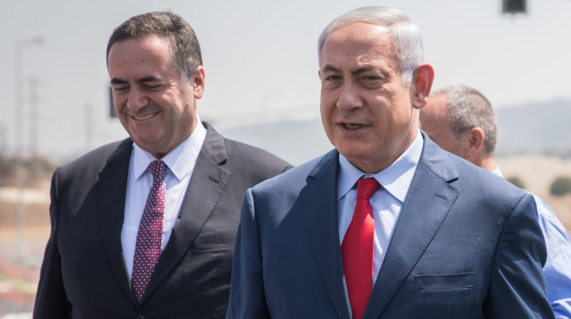 ישראל כץ, בנימין נתניהו (צילום: פלאש 90)