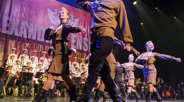 מקהלת הצבא האדום  (צילום: איליה זוסקוביץ')