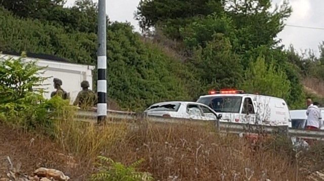 ניסיון פיגוע בחלמיש (צילום: יהל כהן, TPS)