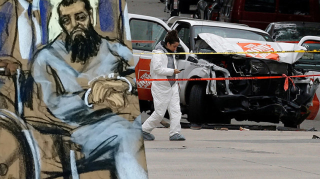 סייפולו סייפוב,המחבל מניו יורק בבית המשפט (צילום: רויטרס)