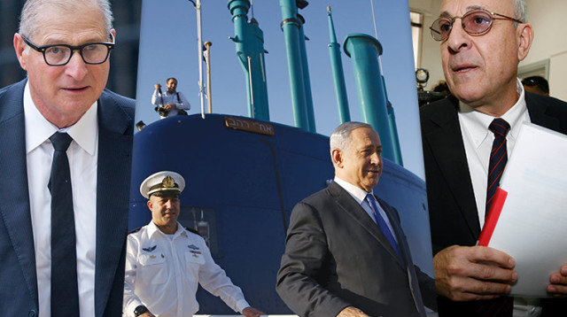 דוד שמרון, ויצחק מולכו, בנימין נתניהו (צילום: פלאש 90,רויטרס)