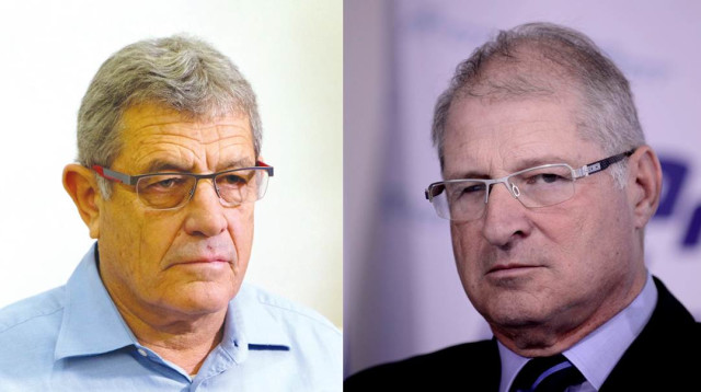 עו"ד דוד שמרון ומיקי גנור (צילום: תומר נויברג,פלאש 90)