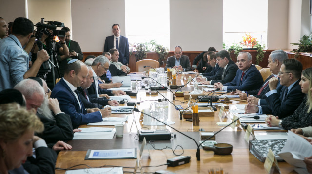 ישיבת ממשלה (צילום: אוהד צוויגנברג, פלאש 90)